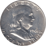 1961 SILVER HALF DOLLAR USA - Cambridgeshire Coins
