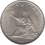 1961 SILVER ITALY 500 LIRA - SILVER WORLD COINS - Cambridgeshire Coins