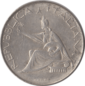 1961 SILVER ITALY 500 LIRA - SILVER WORLD COINS - Cambridgeshire Coins