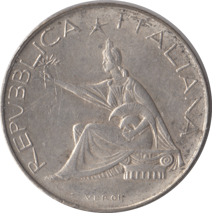 1961 SILVER ITALY 500 LIRA - SILVER WORLD COINS - Cambridgeshire Coins