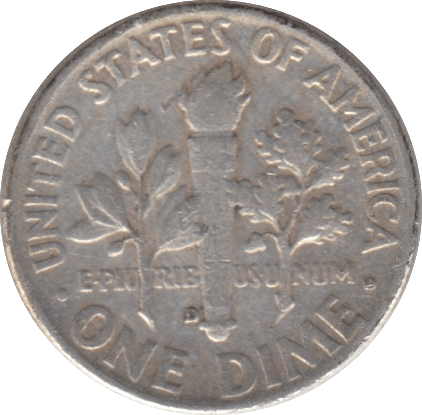 1961 USA SILVER DIME DENVER MINT - SILVER WORLD COINS - Cambridgeshire Coins