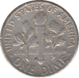 1961 USA SILVER DIME DENVER MINT - SILVER WORLD COINS - Cambridgeshire Coins