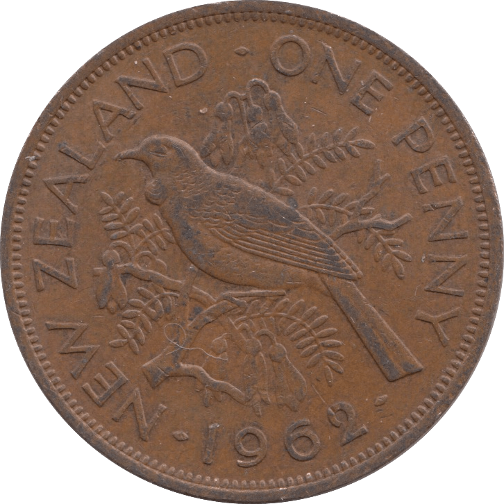 1962 1 PENNY NEW ZEALAND - WORLD COINS - Cambridgeshire Coins