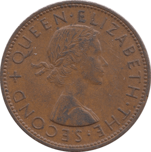 1962 1 PENNY NEW ZEALAND - WORLD COINS - Cambridgeshire Coins