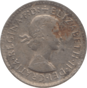 1962 AUSTRALIA SILVER THREEPENCE - SILVER WORLD COINS - Cambridgeshire Coins
