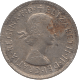 1962 AUSTRALIA SILVER THREEPENCE - SILVER WORLD COINS - Cambridgeshire Coins