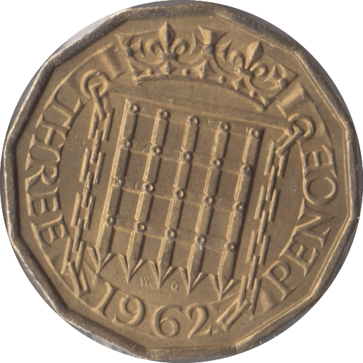 1962 BRASS THREEPENCE ( BU ) - Threepence - Cambridgeshire Coins