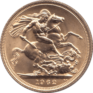 1962 GOLD SOVEREIGN ( BU ) - Sovereign - Cambridgeshire Coins