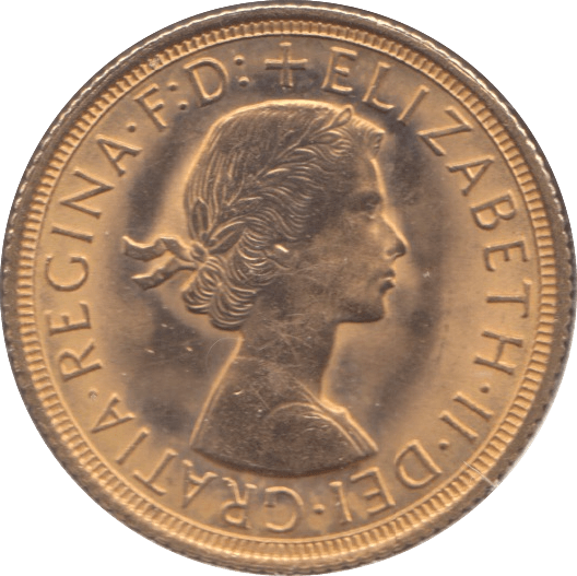 1962 GOLD SOVEREIGN ( UNC ) 2 - Sovereign - Cambridgeshire Coins