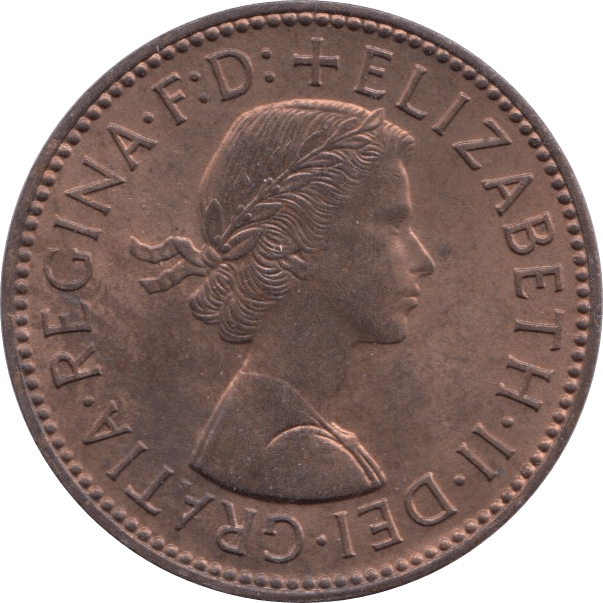 1962 HALFPENNY ( UNC ) 1 - Halfpenny - Cambridgeshire Coins