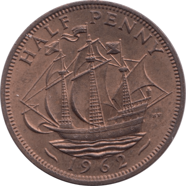 1962 HALFPENNY ( UNC ) 1 - Halfpenny - Cambridgeshire Coins