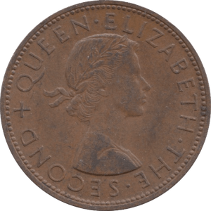 1962 ONE PENNNY NEW ZEALAND - WORLD COINS - Cambridgeshire Coins