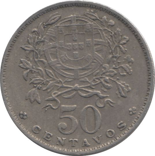 1962 PORTUGAL 50 CENTAVOS - WORLD COINS - Cambridgeshire Coins