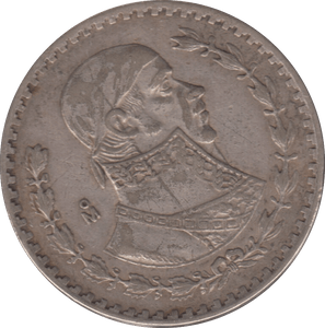 1962 SILVER 1 PESO MEXICO - SILVER WORLD COINS - Cambridgeshire Coins