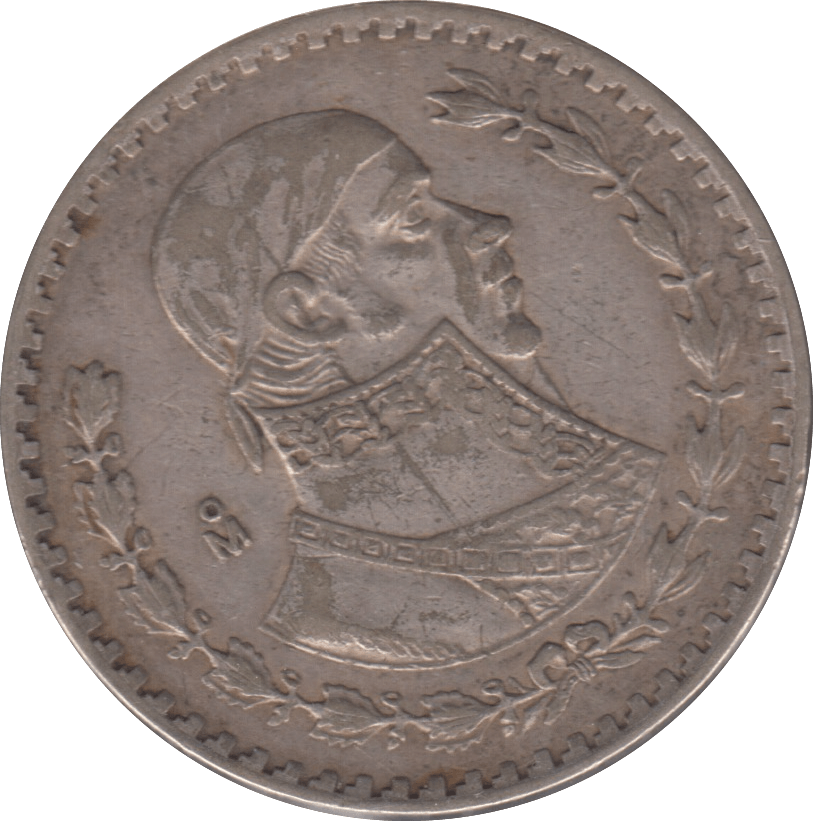 1962 SILVER 1 PESO MEXICO - SILVER WORLD COINS - Cambridgeshire Coins