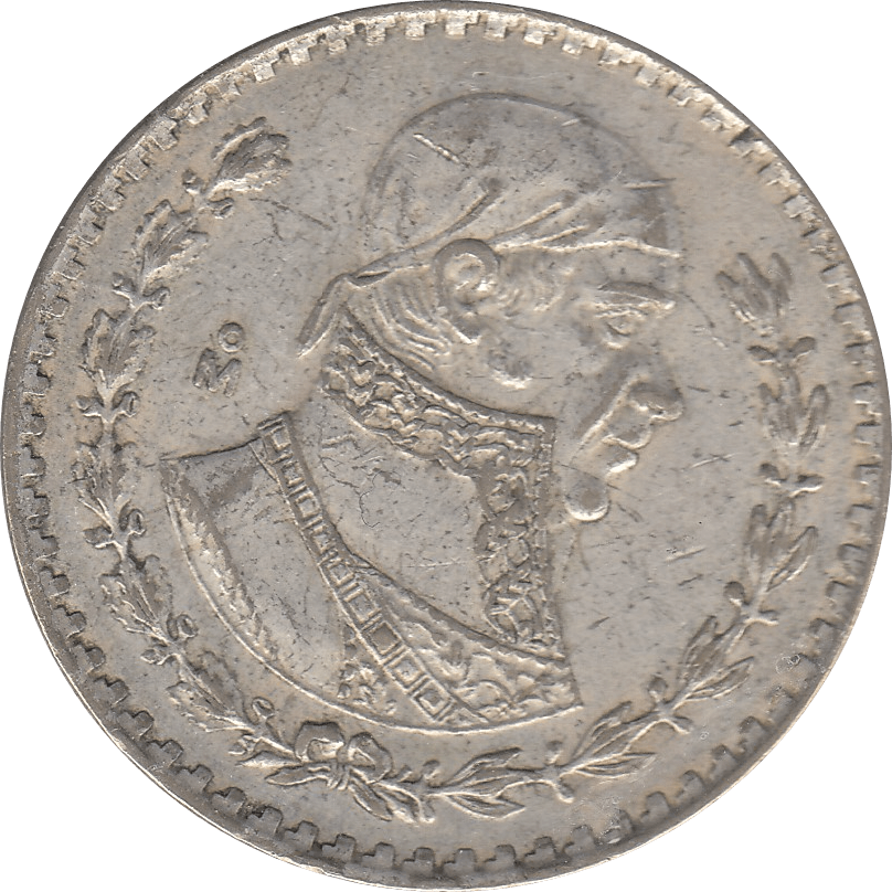 1962 SILVER 1 PESO MEXICO - WORLD SILVER COINS - Cambridgeshire Coins