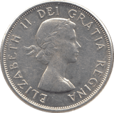 1962 SILVER FIFTY CENTS CANADA - WORLD SILVER COINS - Cambridgeshire Coins