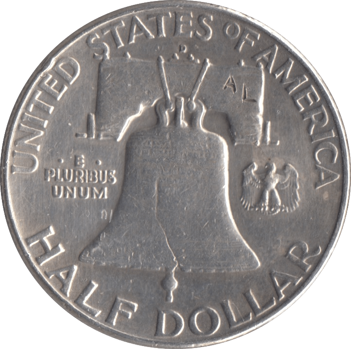 1962 SILVER HALF DOLLAR USA SKULL ETCHED - SILVER WORLD COINS - Cambridgeshire Coins
