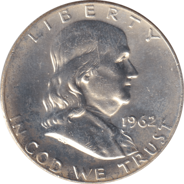 1962 SILVER HALF DOLLAR USA - Cambridgeshire Coins