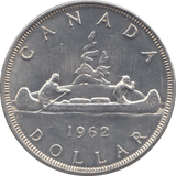 1962 SILVER ONE DOLLAR CANADA - WORLD SILVER COINS - Cambridgeshire Coins