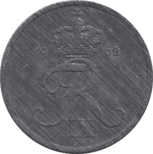1962 TWO ORE DENMARK - WORLD COINS - Cambridgeshire Coins