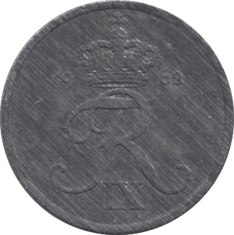 1962 TWO ORE DENMARK - WORLD COINS - Cambridgeshire Coins