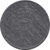 1962 TWO ORE DENMARK - WORLD COINS - Cambridgeshire Coins