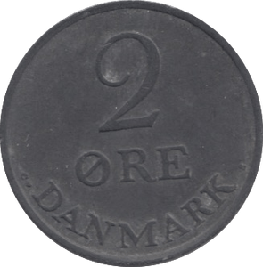 1962 TWO ORE DENMARK - WORLD COINS - Cambridgeshire Coins