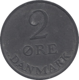 1962 TWO ORE DENMARK - WORLD COINS - Cambridgeshire Coins