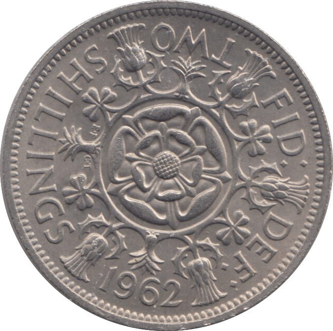 1962 TWO SHILLINGS ( AUNC ) 1 - FLORIN - Cambridgeshire Coins