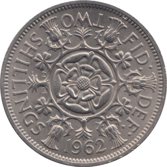 1962 TWO SHILLINGS ( AUNC ) 1 - Two SHILLINGS - Cambridgeshire Coins