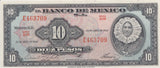 1963 10 PESO BANKNOTE MEXICO REF 900 - World Banknotes - Cambridgeshire Coins