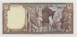 1963-1980 1 LIVRE BANKNOTE LEBANON REF 864 - World Banknotes - Cambridgeshire Coins
