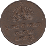 1963 5 ORE SWEDEN - WORLD COINS - Cambridgeshire Coins
