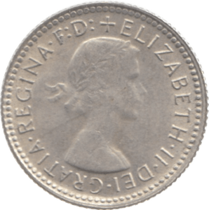 1963 AUSTRALIA SILVER SIXPENCE - SILVER WORLD COINS - Cambridgeshire Coins
