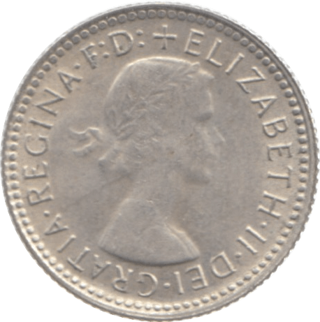 1963 AUSTRALIA SILVER SIXPENCE - SILVER WORLD COINS - Cambridgeshire Coins