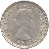 1963 AUSTRALIA SILVER SIXPENCE - SILVER WORLD COINS - Cambridgeshire Coins
