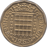 1963 BRASS THREEPENCE ( BU ) - Threepence - Cambridgeshire Coins