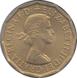 1963 BRASS THREEPENCE ( BU ) - Threepence - Cambridgeshire Coins