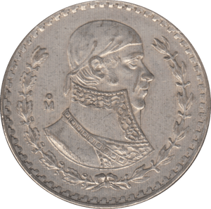 1963 MEXICO ONE PESO - WORLD COINS - Cambridgeshire Coins
