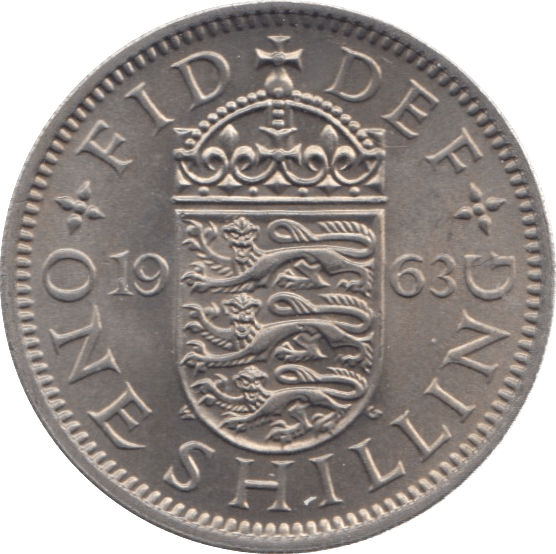 1963 SHILLING ENGLISH ( UNC ) - Shilling - Cambridgeshire Coins