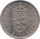 1963 SHILLING ENGLISH ( UNC ) - Shilling - Cambridgeshire Coins