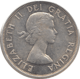 1963 SILVER FIFTY CENTS CANADA - WORLD SILVER COINS - Cambridgeshire Coins