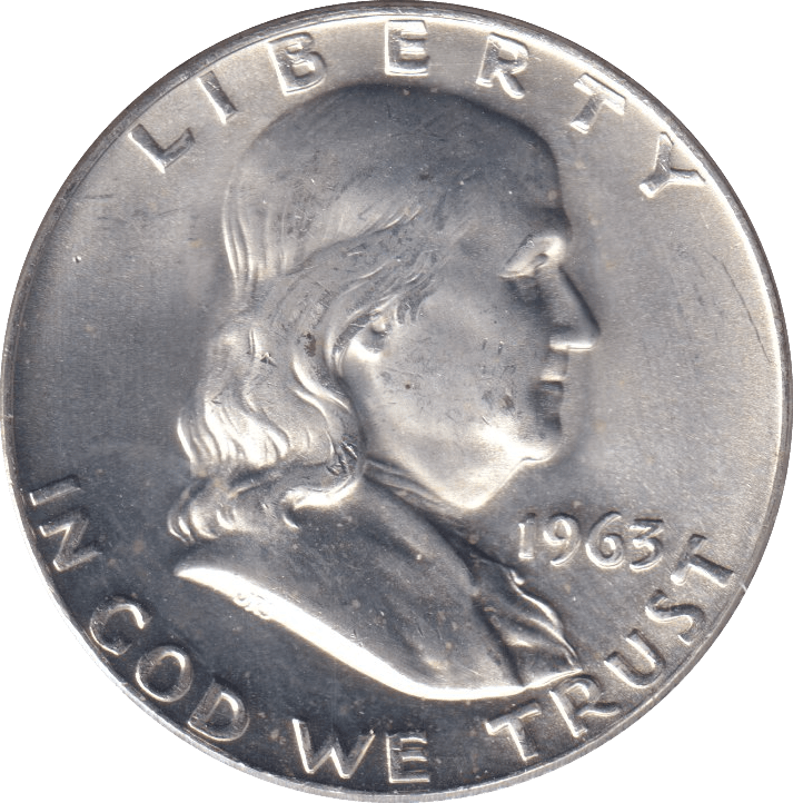 1963 SILVER HALF DOLLAR USA - Cambridgeshire Coins