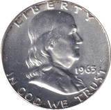 1963 SILVER HALF DOLLAR USA - Cambridgeshire Coins