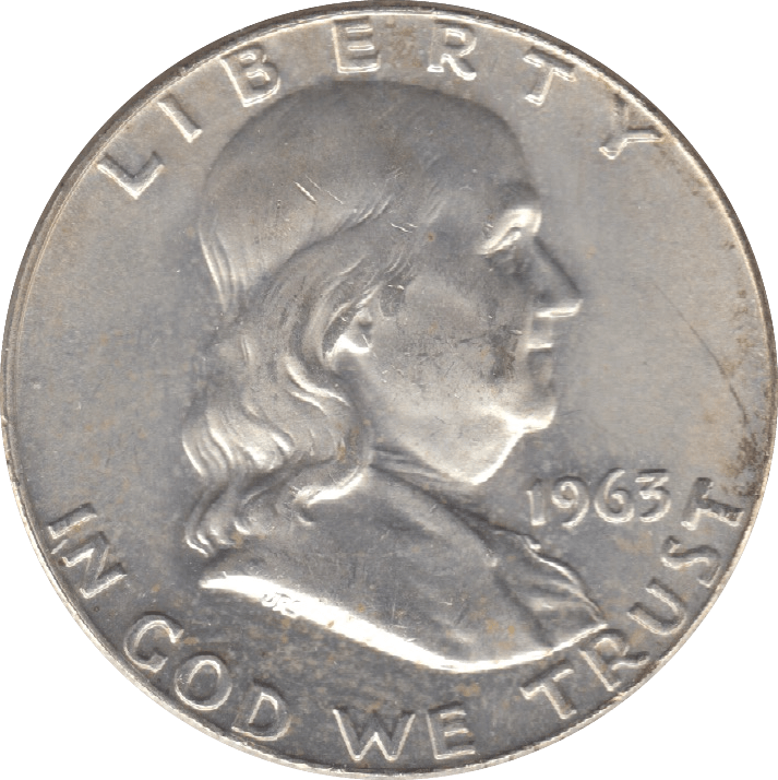 1963 SILVER HALF DOLLAR USA - SILVER WORLD COINS - Cambridgeshire Coins