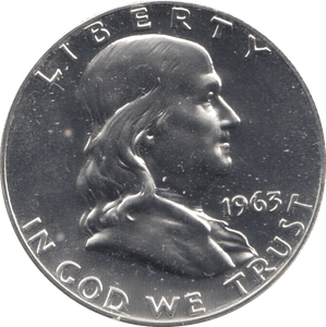 1963 SILVER HALF DOLLAR USA - SILVER WORLD COINS - Cambridgeshire Coins