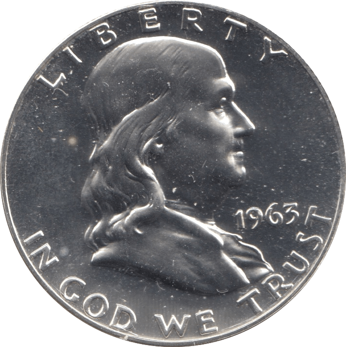 1963 SILVER HALF DOLLAR USA - SILVER WORLD COINS - Cambridgeshire Coins