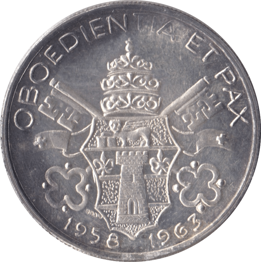 1963 SILVER VATICAN COMMEMORATIVE MEDALLION - MEDALS & MEDALLIONS - Cambridgeshire Coins