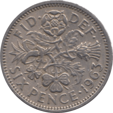 1963 SIXPENCE ( VF ) - Sixpence - Cambridgeshire Coins